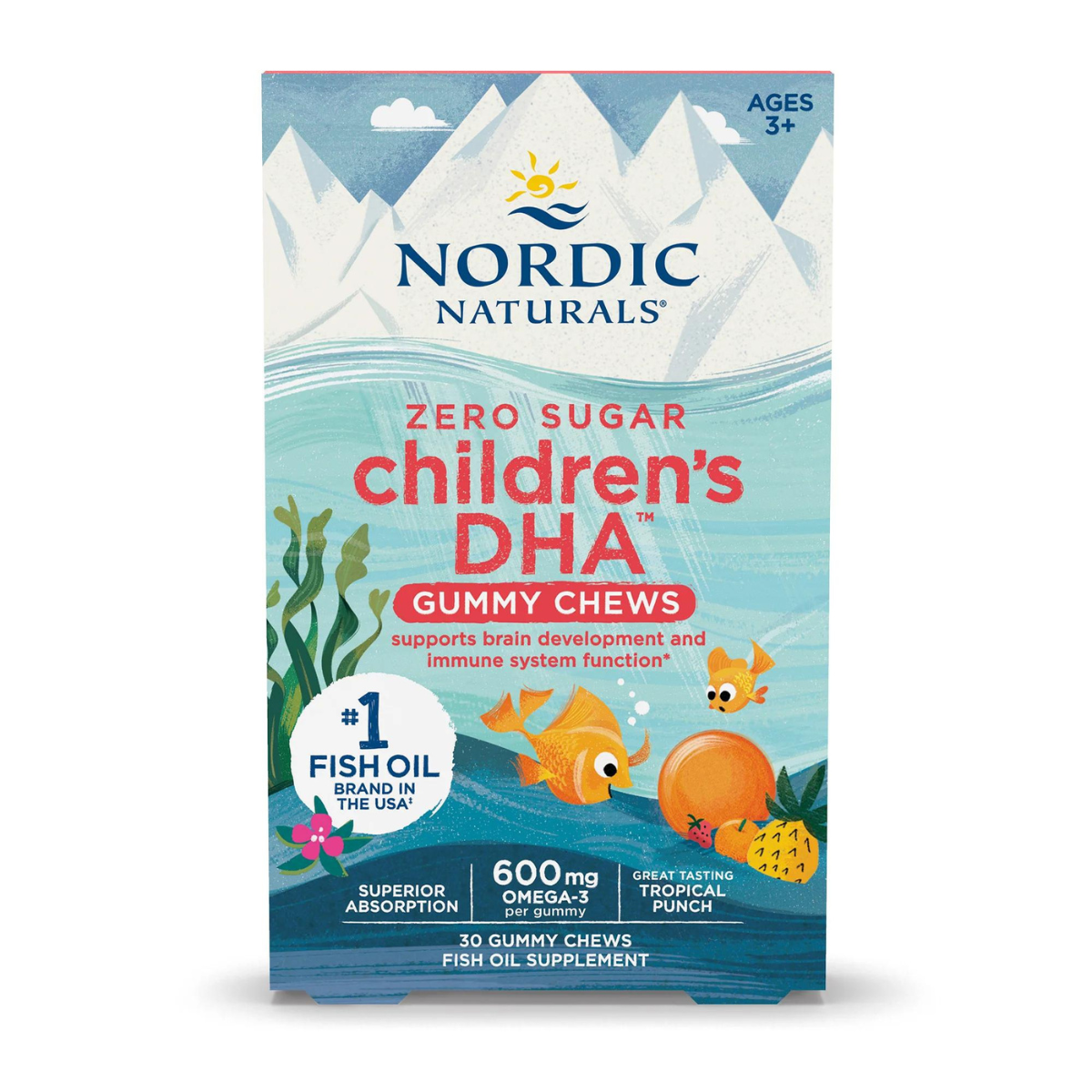 Children’s DHA™ Gummies – Tropical Punch 30 gummies
