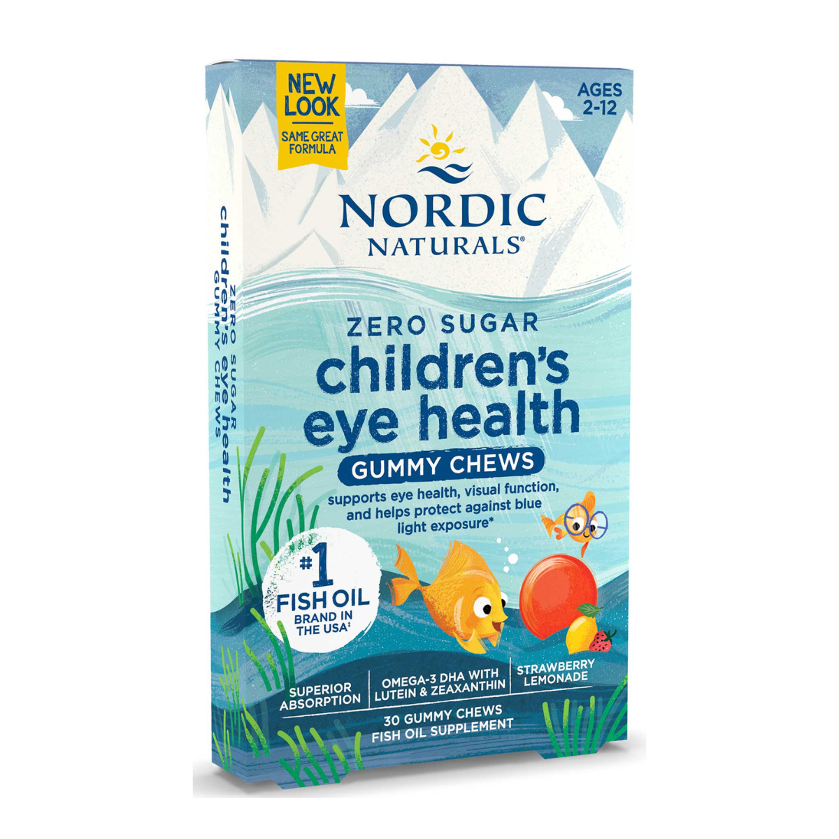 Children’s Eye Health Gummies – Strawberry Lemonade 30 gummies