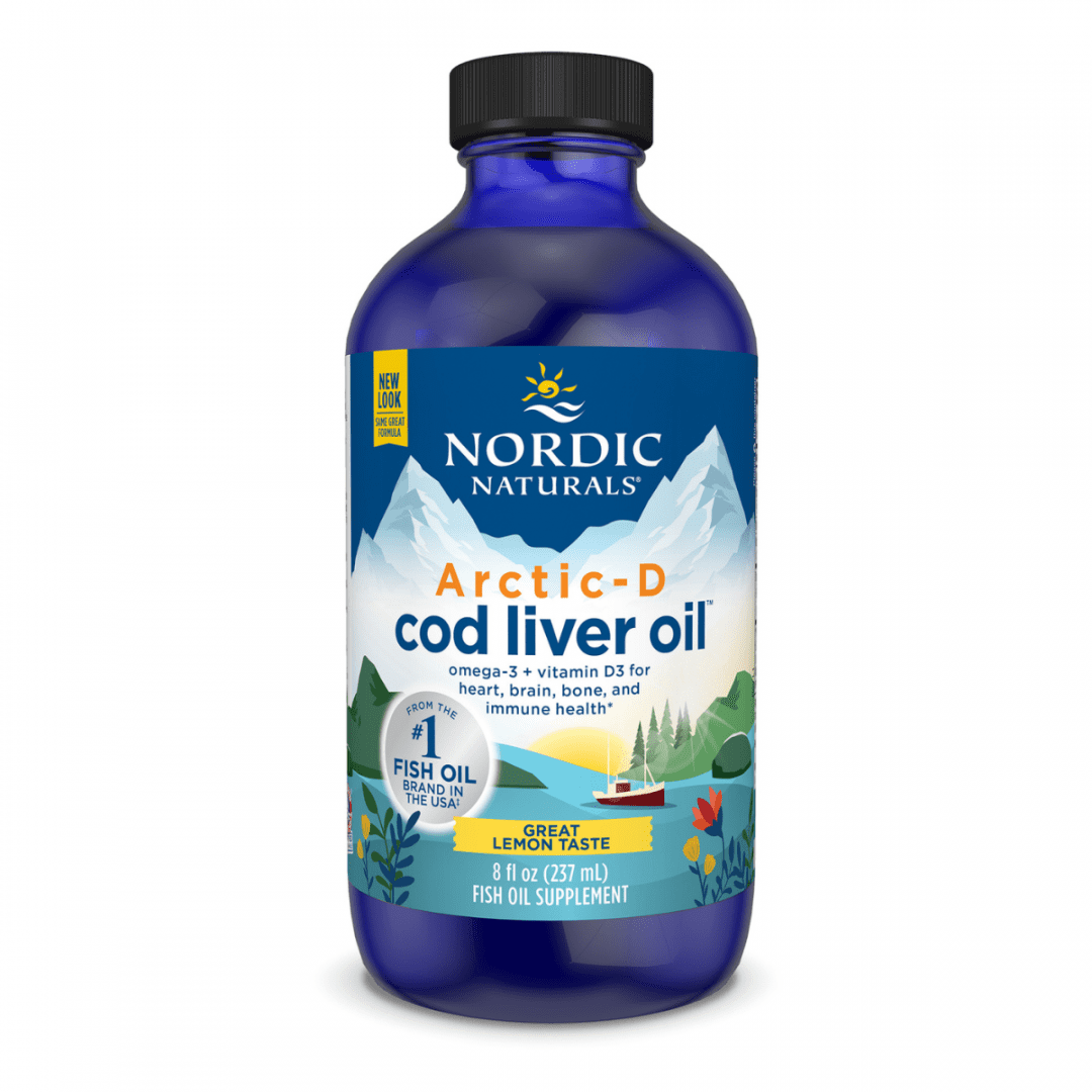 Arctic-D™ Cod Liver Oil Liquid – Lemon 