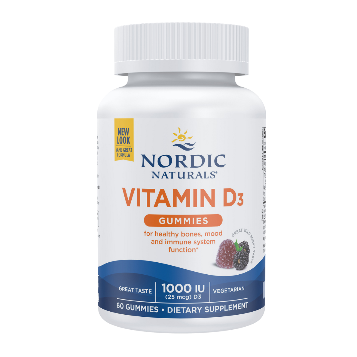 Vitamin D3 Gummies – Wild Berry 60 gummies